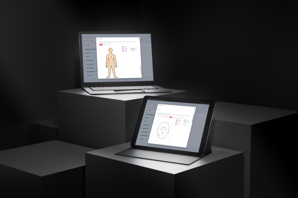 Forma di laptop e tablet per trattamenti del corpo e del viso